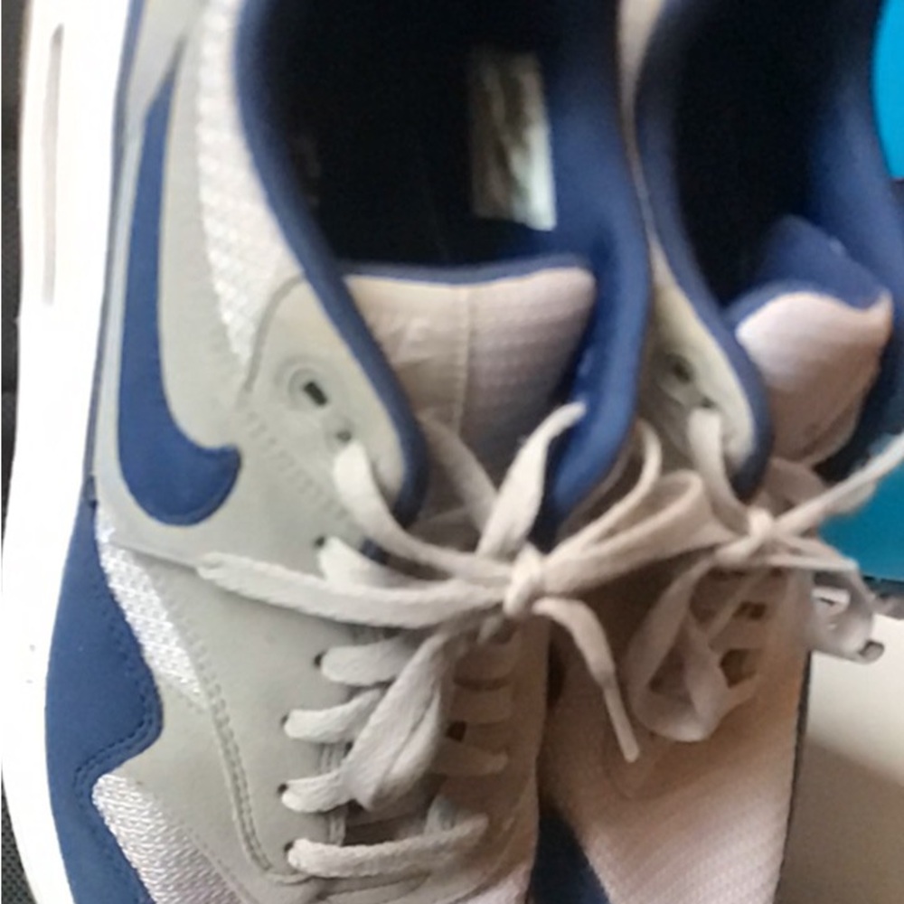 Nike Air Max Sneakers with Navy and White Details